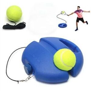 Tennis Trainer with Yellow Ball, Blue Base, NEW